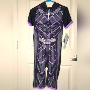 Black Panther Youth Onsie Size Medium 8/10